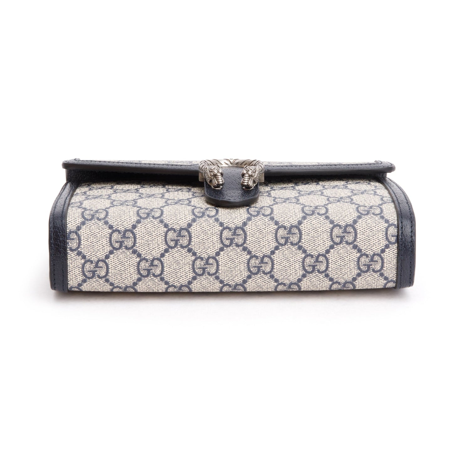 Gucci Beige/Blue Dionysus GG Supreme Wallet on Chain