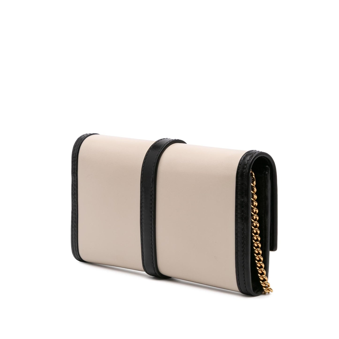 Gucci Bicolor Calfskin Jackie 1961 Wallet On Chain