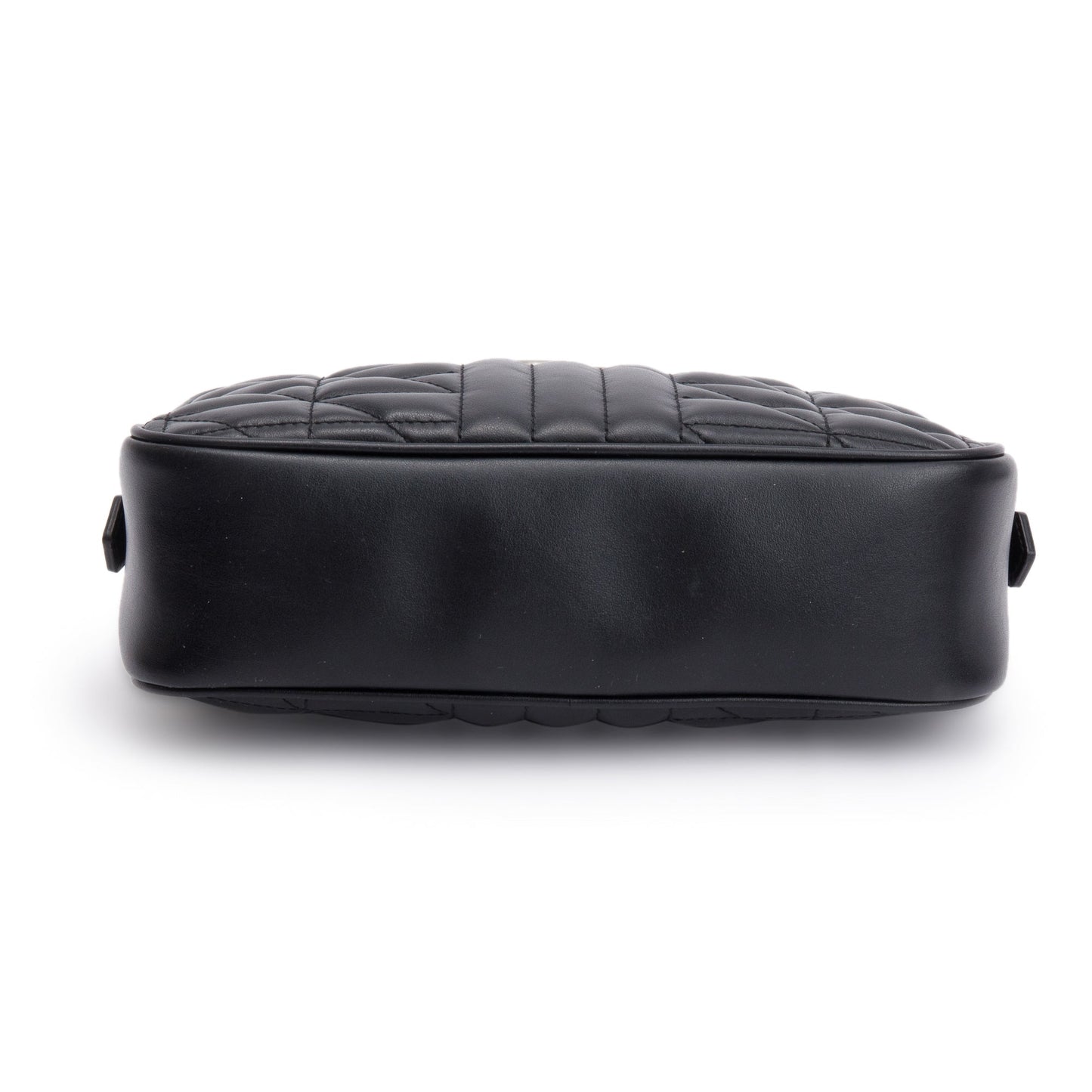 Gucci Black Aria GG Marmont Matelasse Small Shoulder Bag