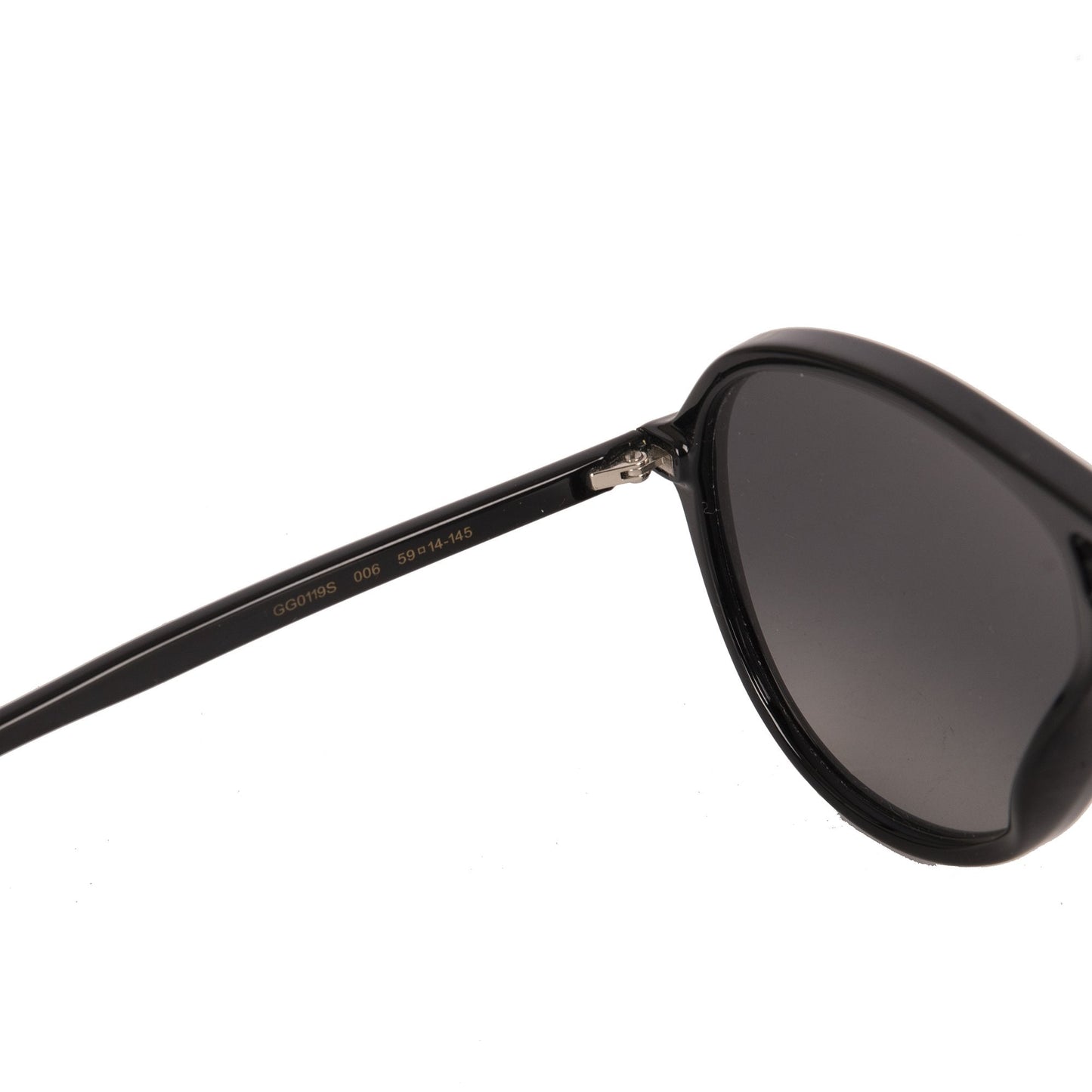 Gucci Black Aviator Sunglasses