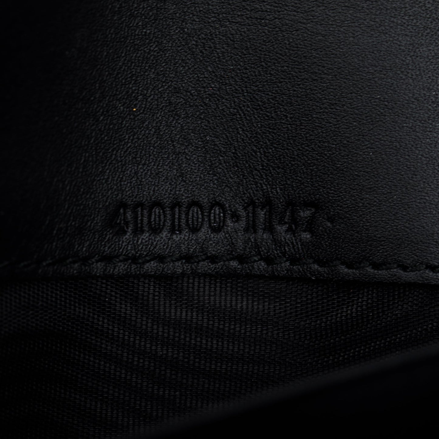 Gucci Black Calfskin GG Supreme Monogram Continental Wallet