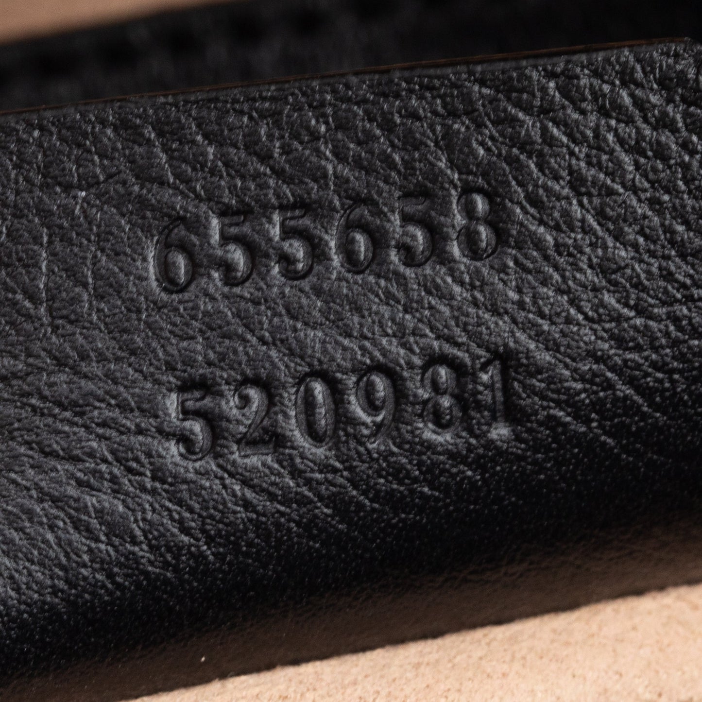 Gucci Black Calfskin Leather Diana Medium Tote Bag