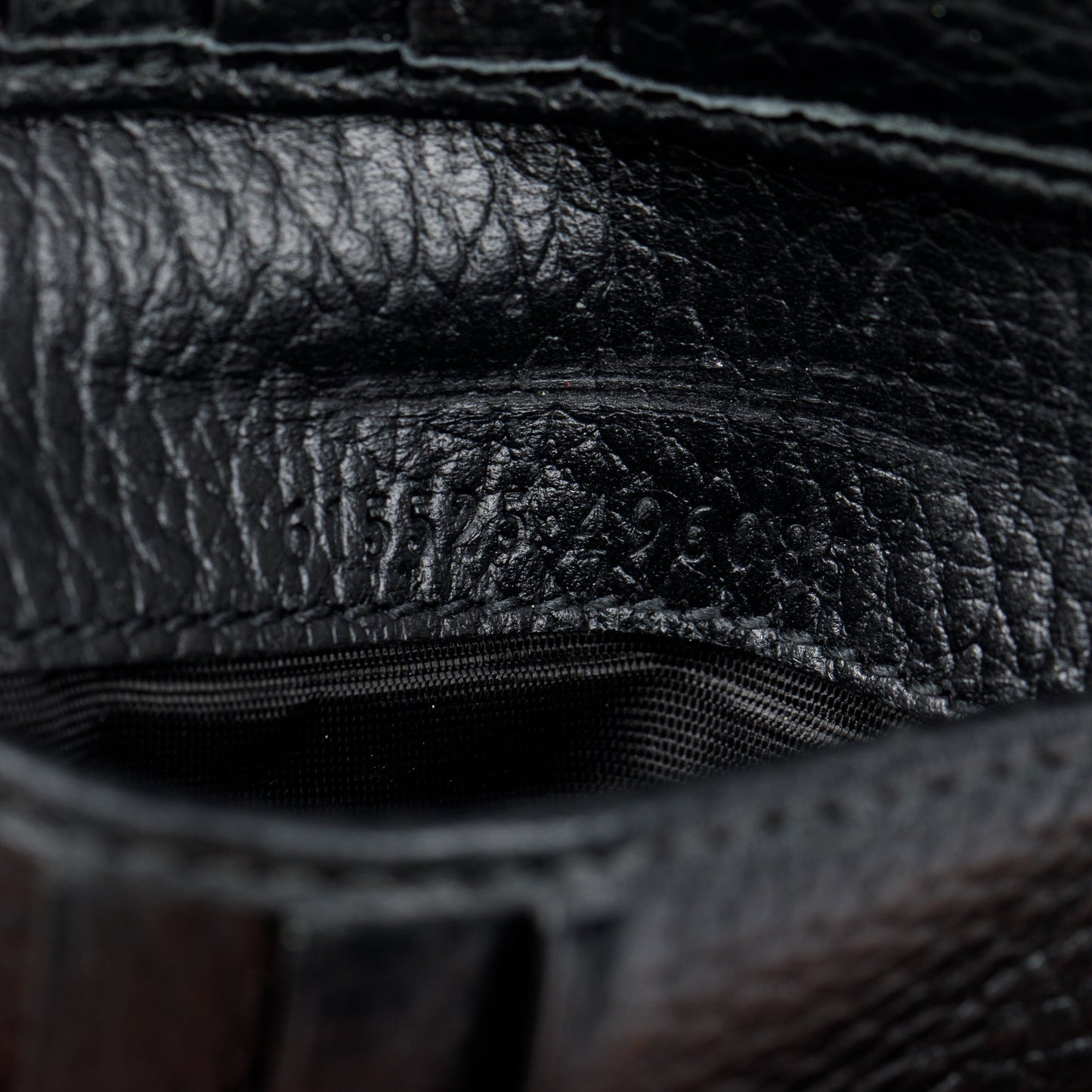 Gucci Black Calfskin Leather Interlocking G Logo Dollar French Wallet