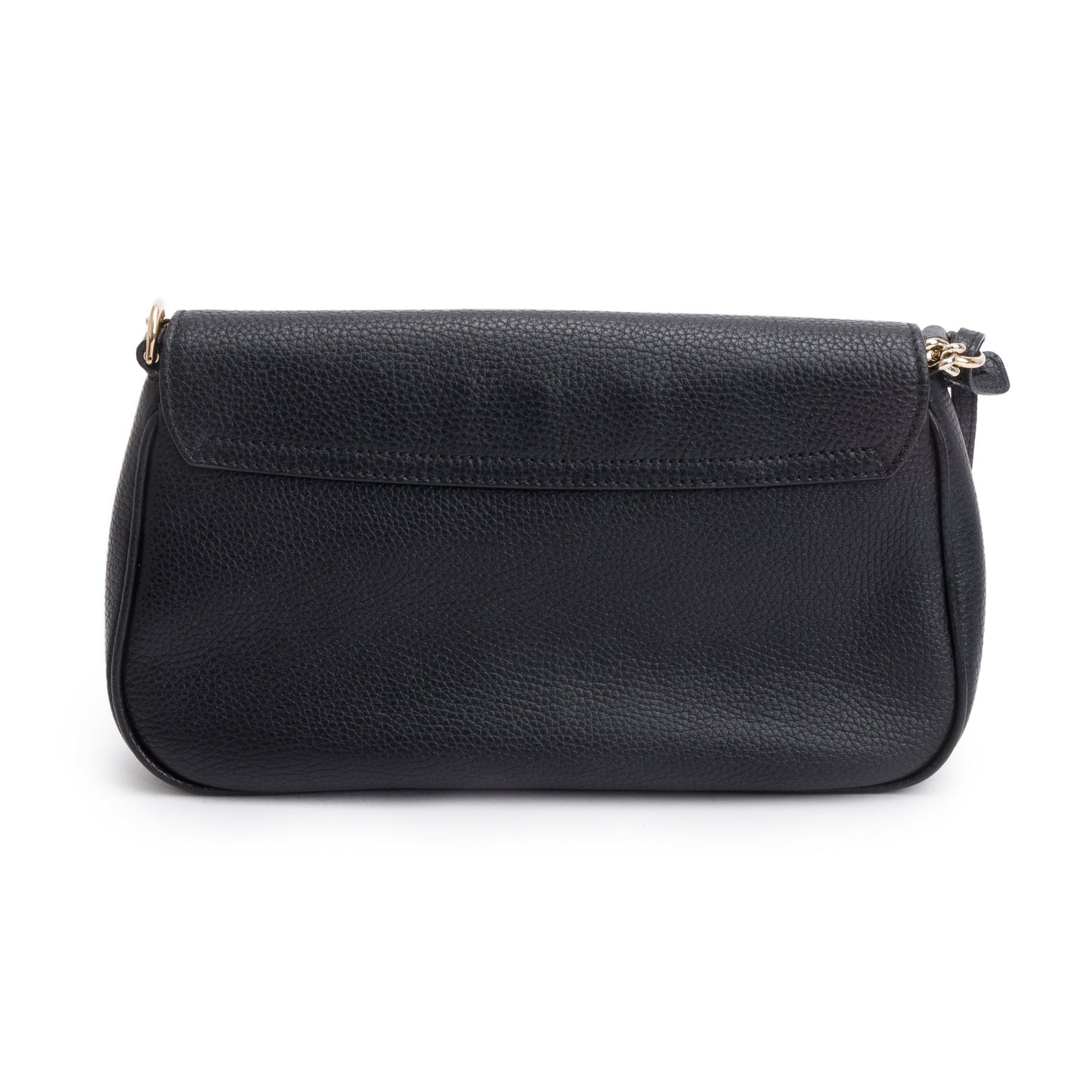 Gucci Black Calfskin Leather Medium Soho Chain Crossbody Bag