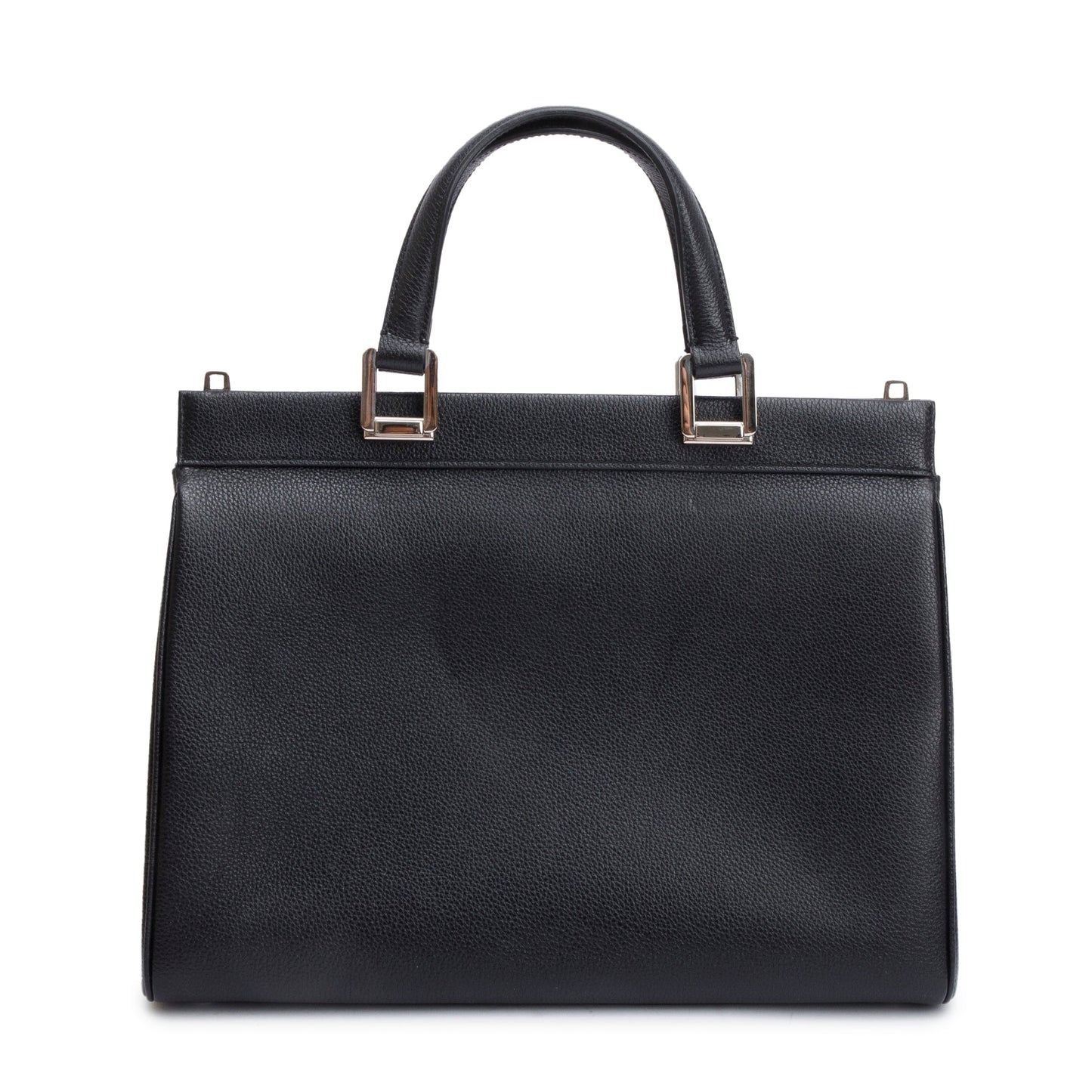 Gucci Black Calfskin Leather Medium Zumi Top Handle Bag