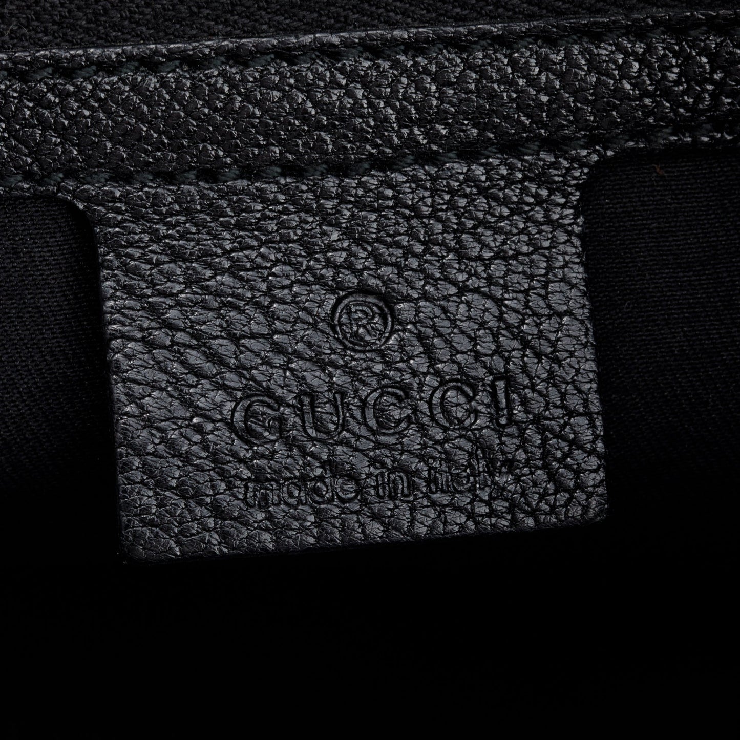 Gucci Black Calfskin Leather Mini Blondie Shoulder Bag