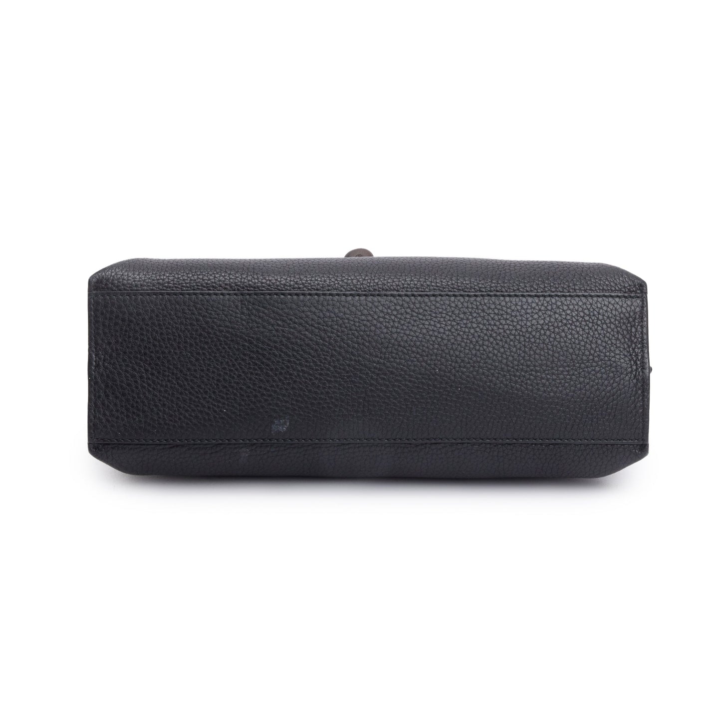 Gucci Black Calfskin Leather Small Bamboo Daily Top Handle Bag