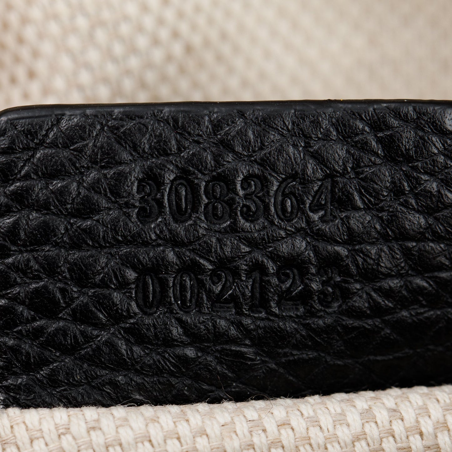 Gucci Black Calfskin Leather Small Soho Disco Bag