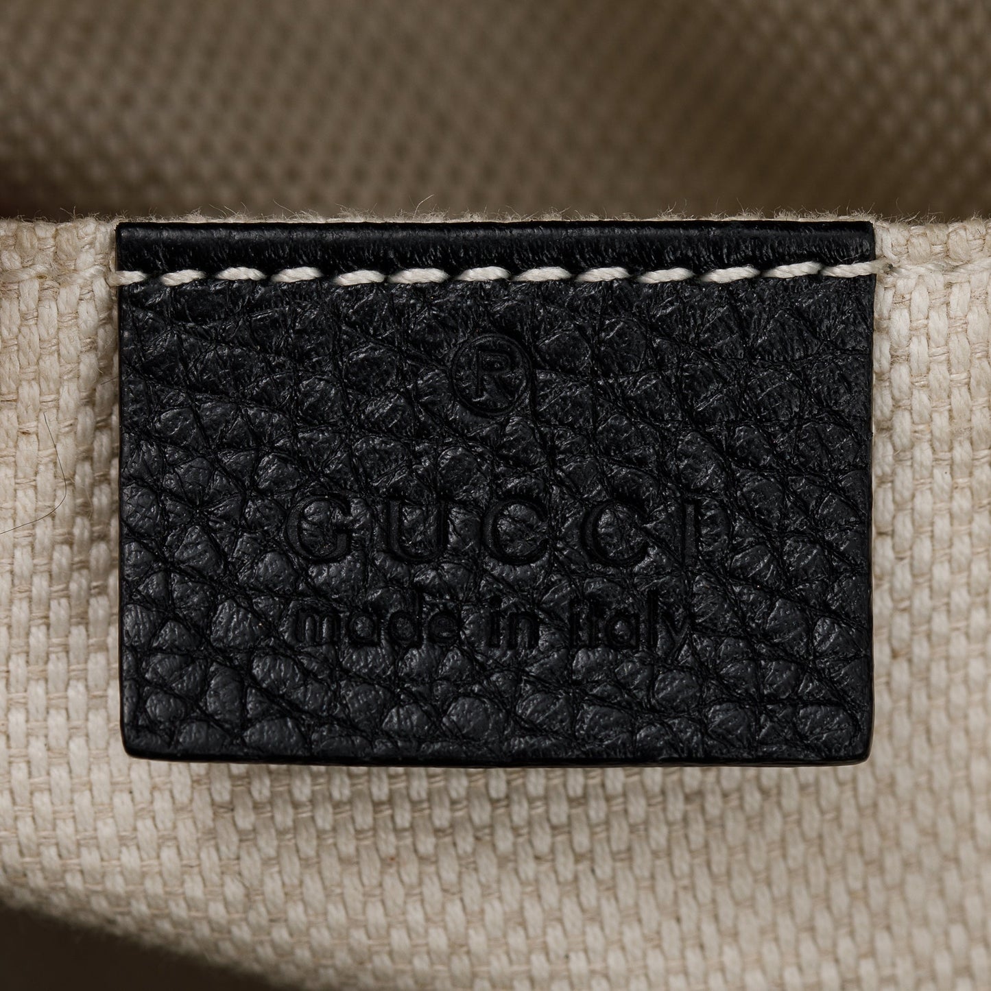 Gucci Black Calfskin Leather Small Soho Disco Bag