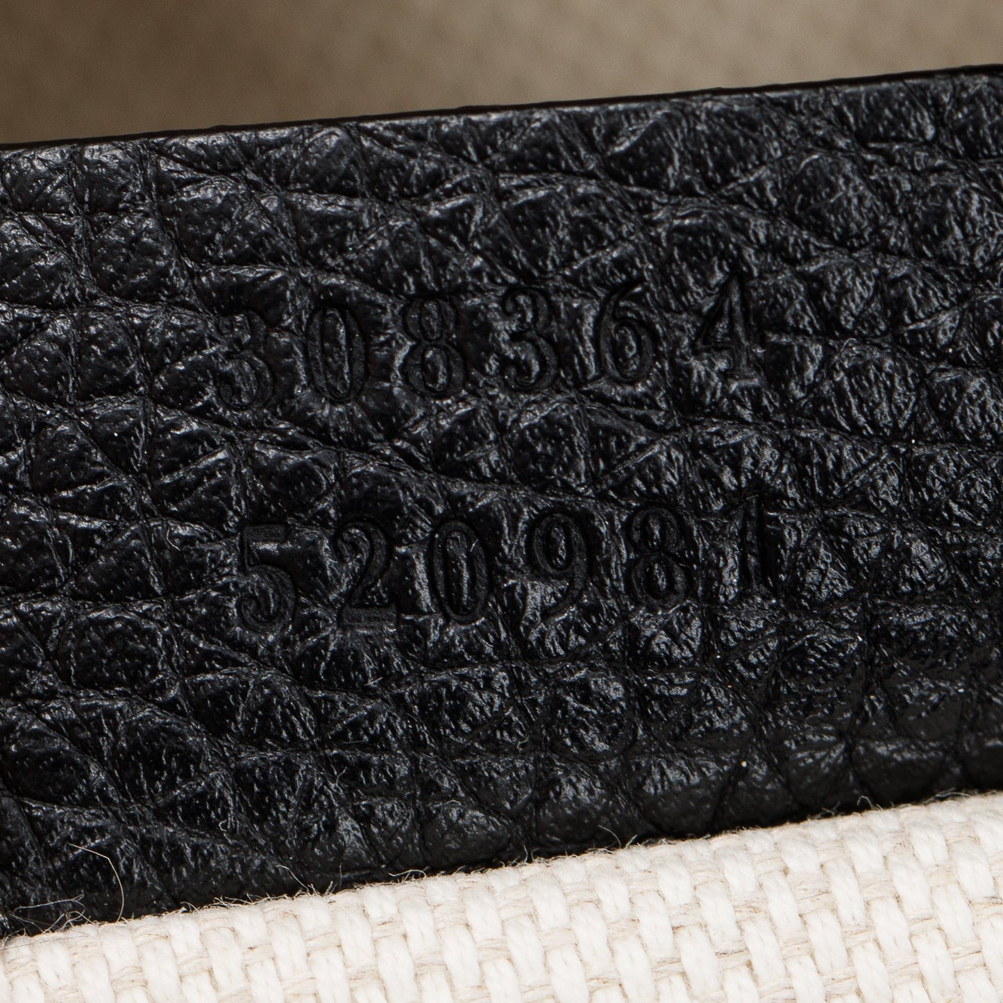 Gucci Black Calfskin Leather Small Soho Disco Bag