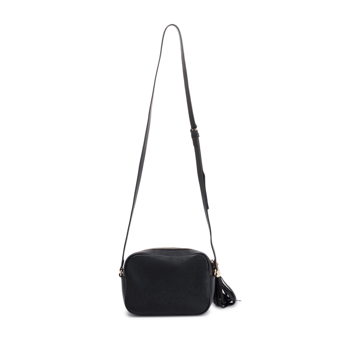 Gucci Black Calfskin Leather Small Soho Disco Bag