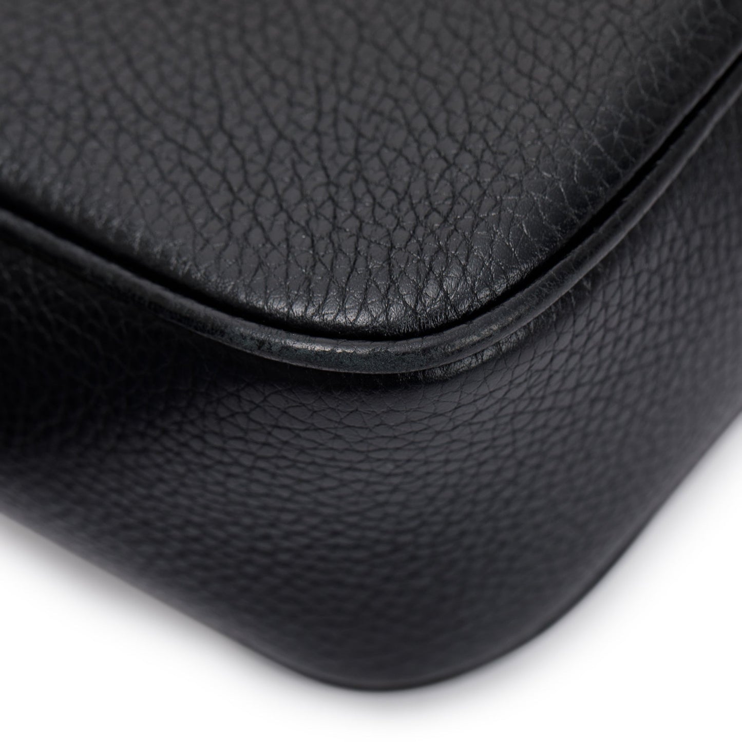 Gucci Black Calfskin Leather Small Soho Disco Bag