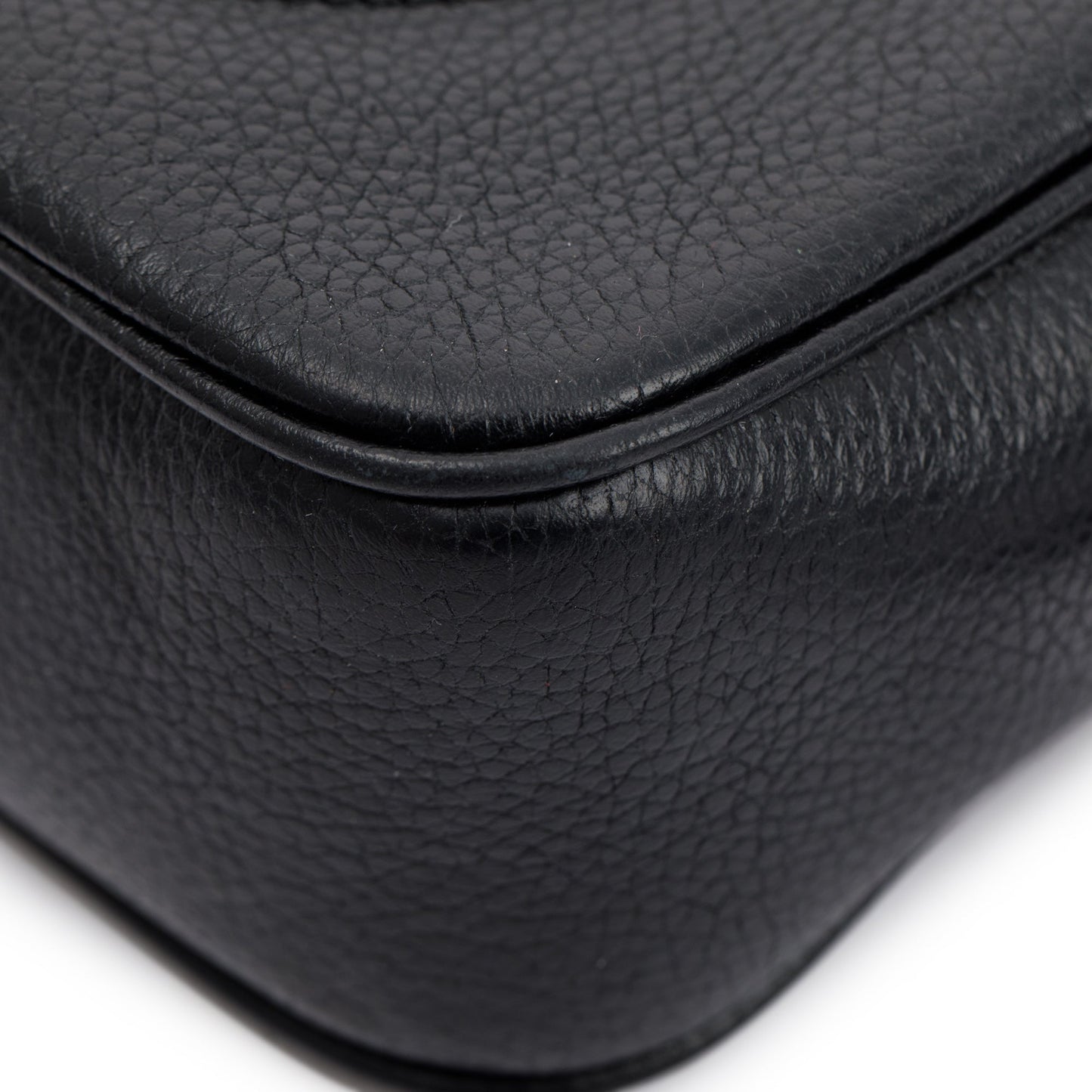 Gucci Black Calfskin Leather Small Soho Disco Bag