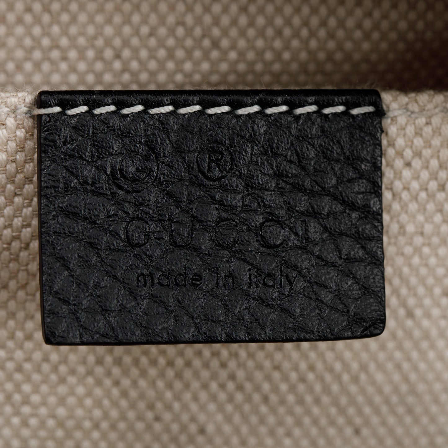 Gucci Black Calfskin Leather Small Soho Disco Bag
