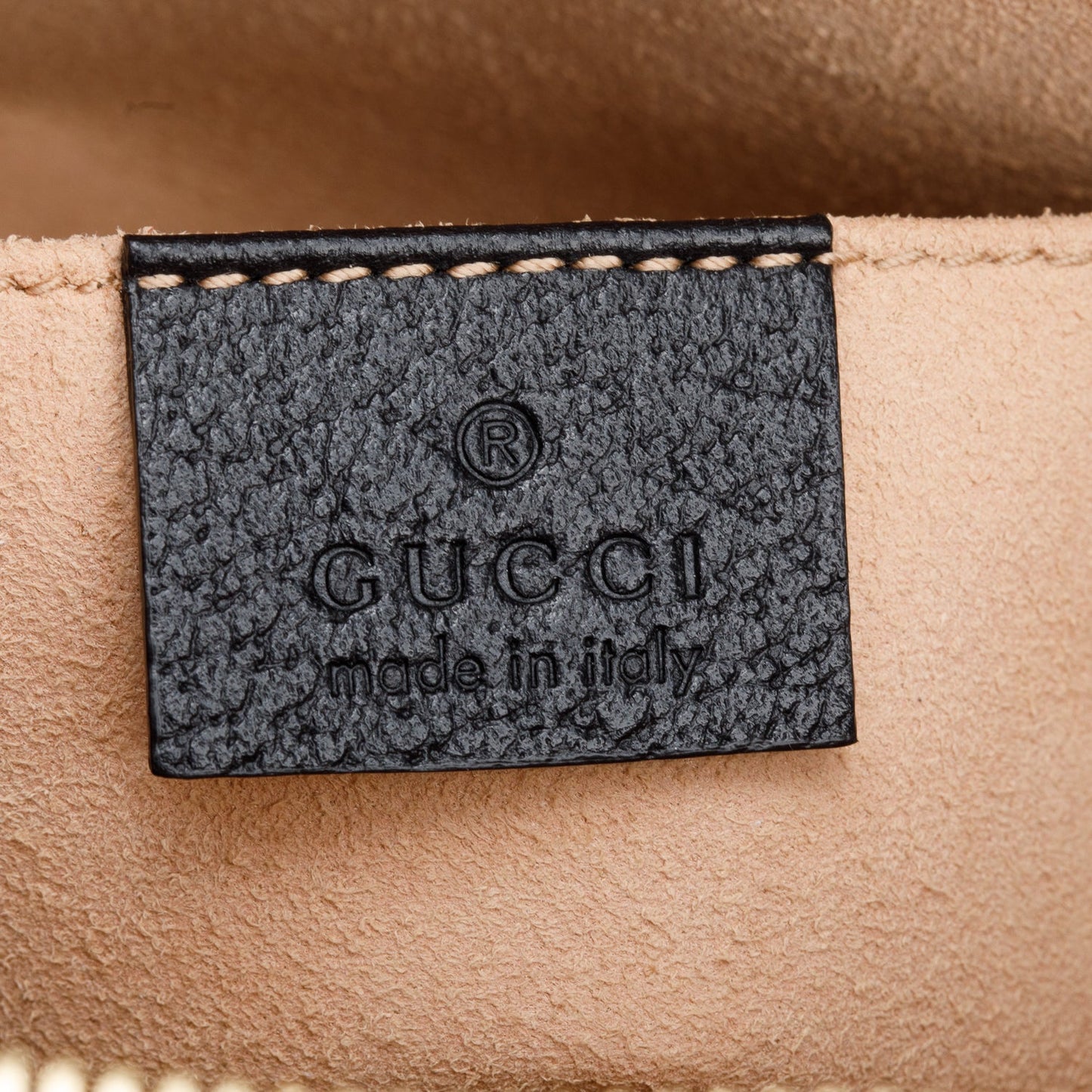Gucci Black Calfskin Leather Web Small Ophidia Dome Crossbody Bag