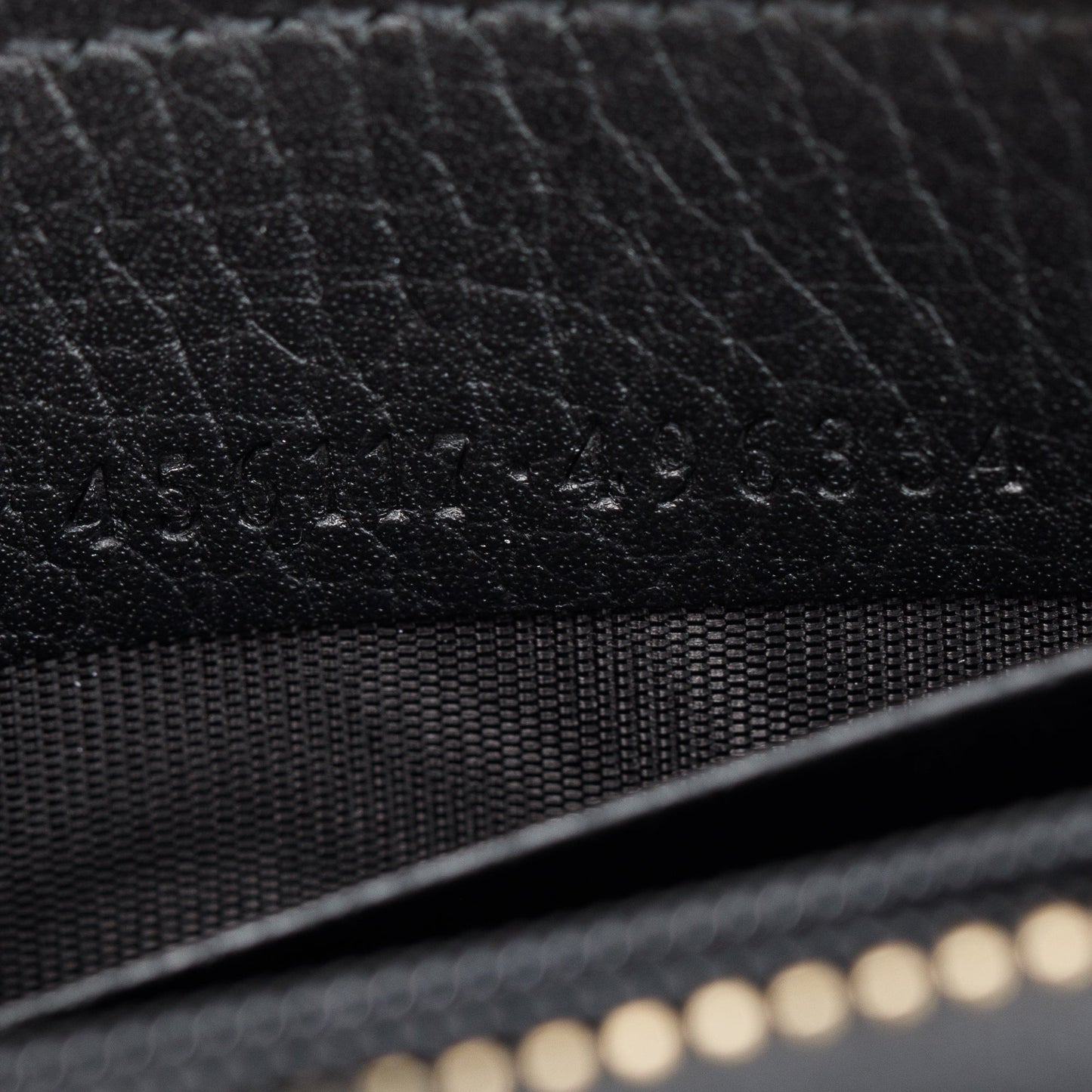 Gucci Black Calfskin Leather Zip-Around Wallet