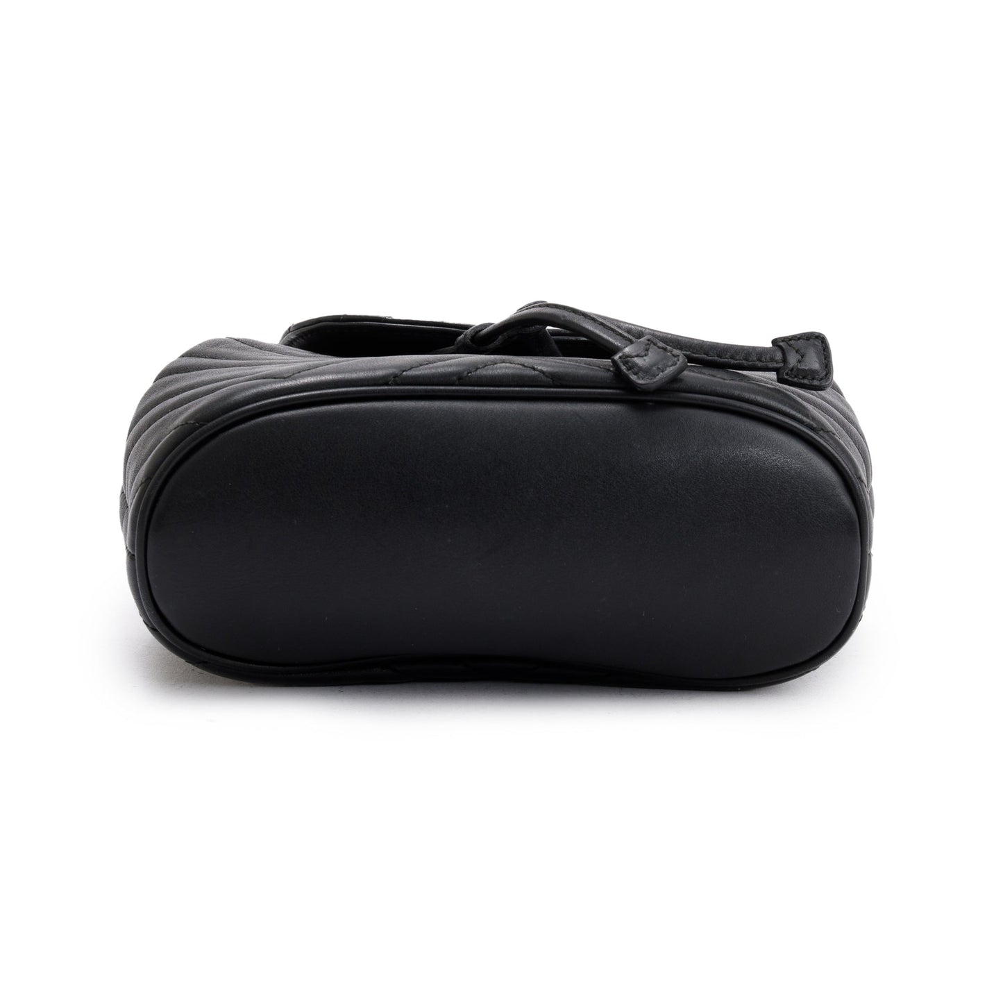 Gucci Black Calfskin Matelasse GG Marmont Flap Backpack