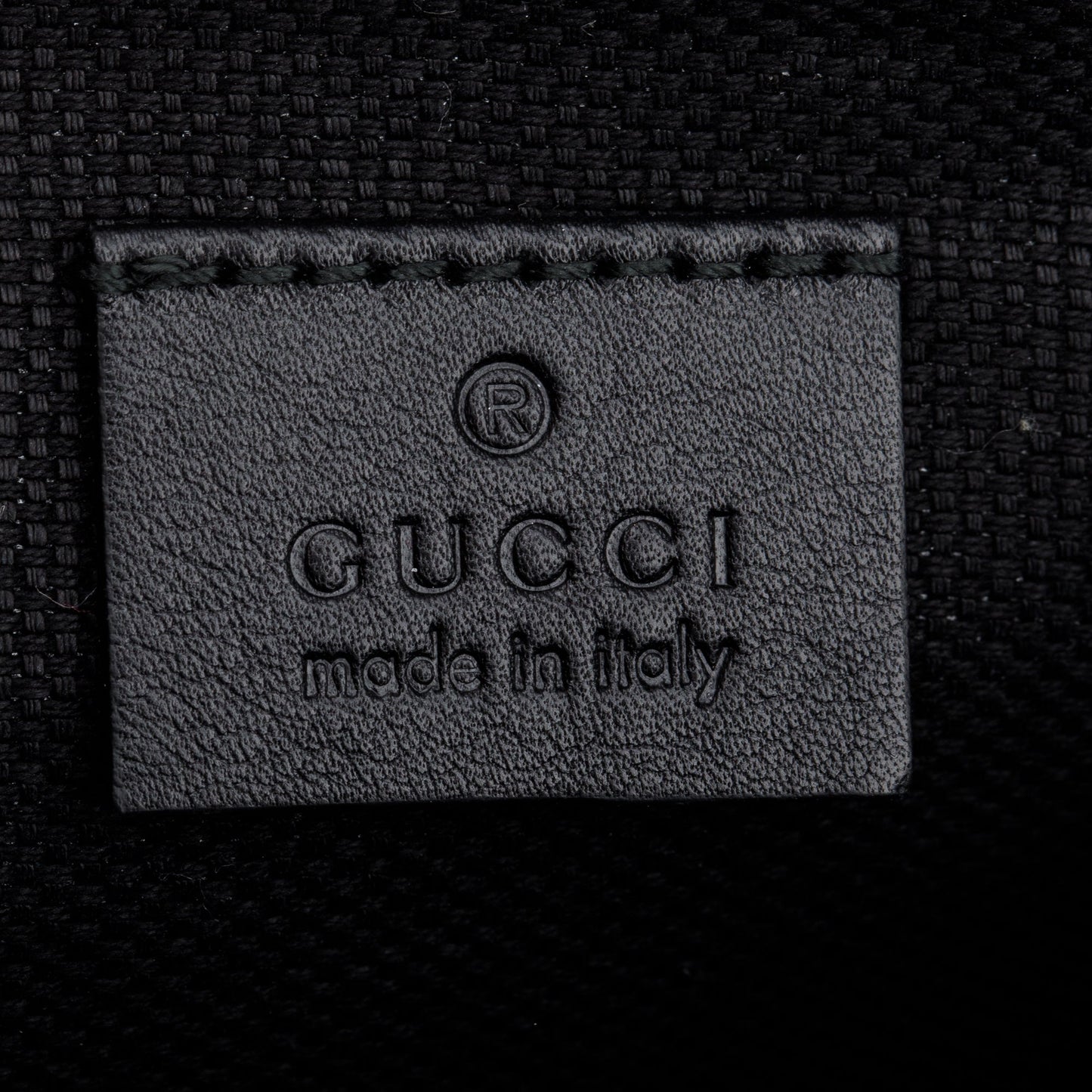 Gucci Black Crushed Patent Leather  Shearling Trim Medium Soho Chain Tote