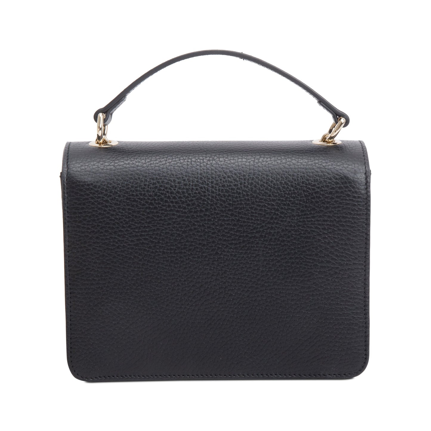 Gucci Black Dollar Calfskin Leather Interlocking GG Small Chain Shoulder Bag