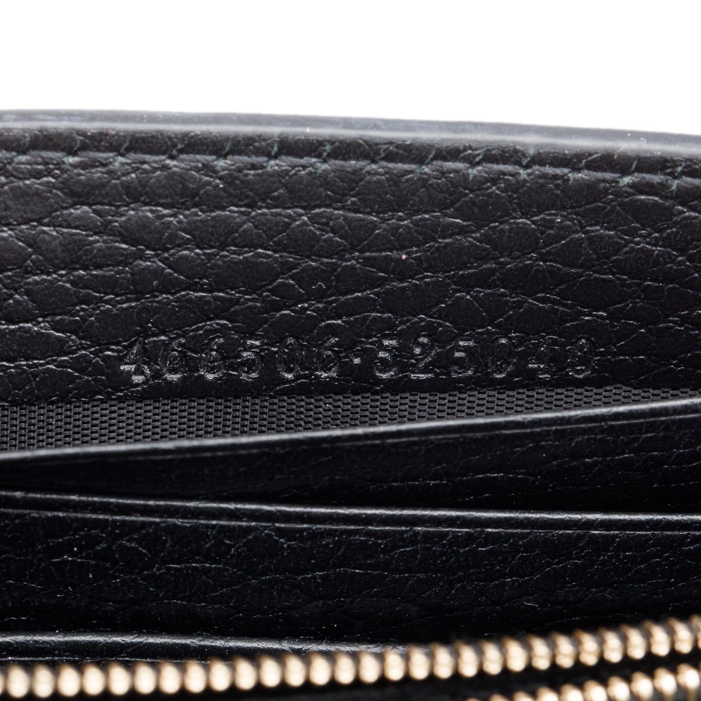 Gucci Black Dollar Calfskin Leather Medium Betty Chain Wallet