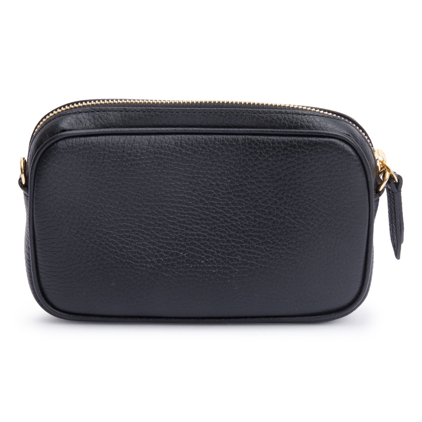 Gucci Black Dollar Calfskin Leather Super Mini GG Marmont Chain Shoulder Bag