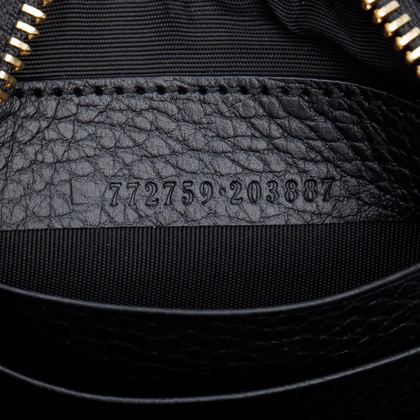 Gucci Black Dollar Calfskin Leather Super Mini GG Marmont Chain Shoulder Bag