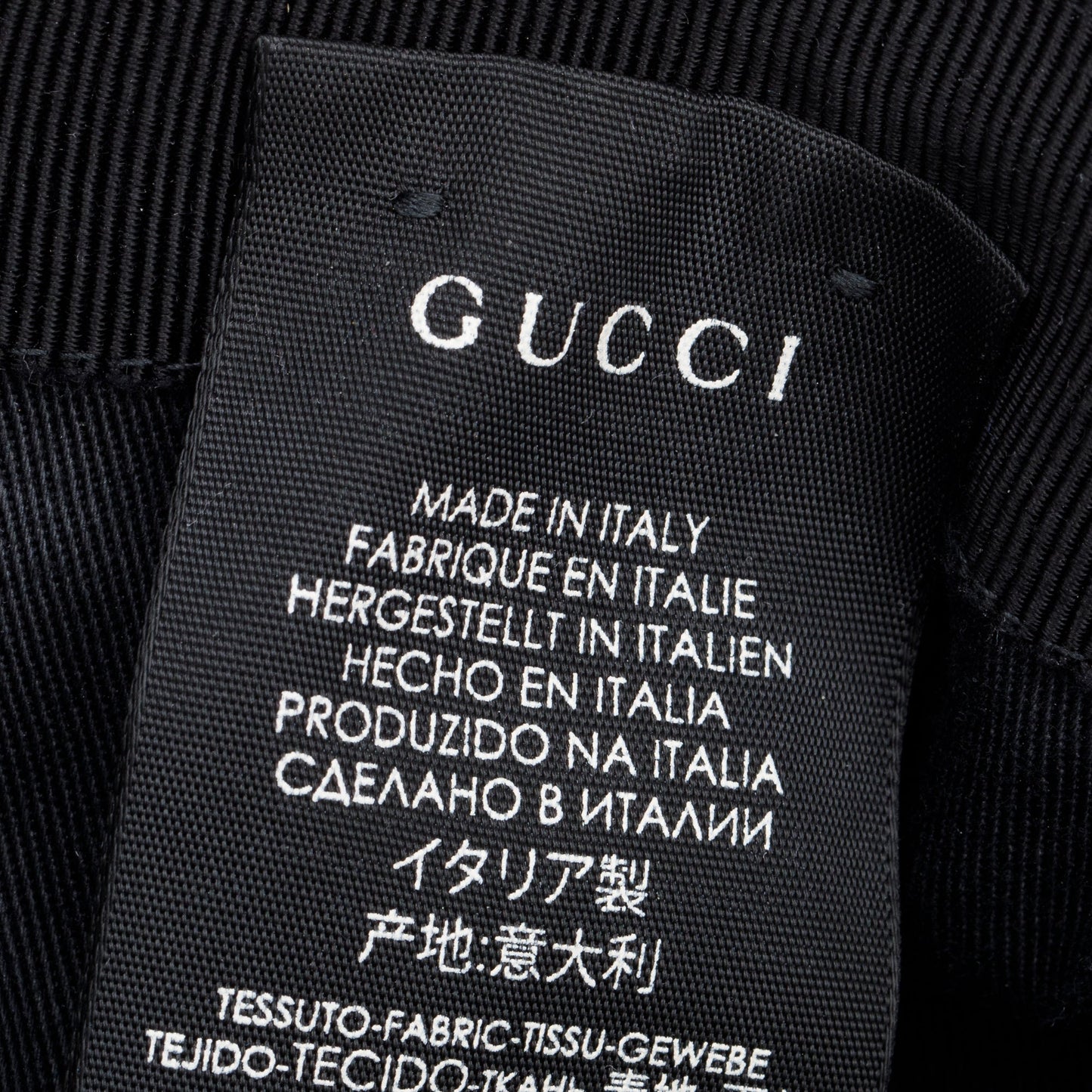 Gucci Black GG Canvas Baseball Hat with Web, Size XL 60