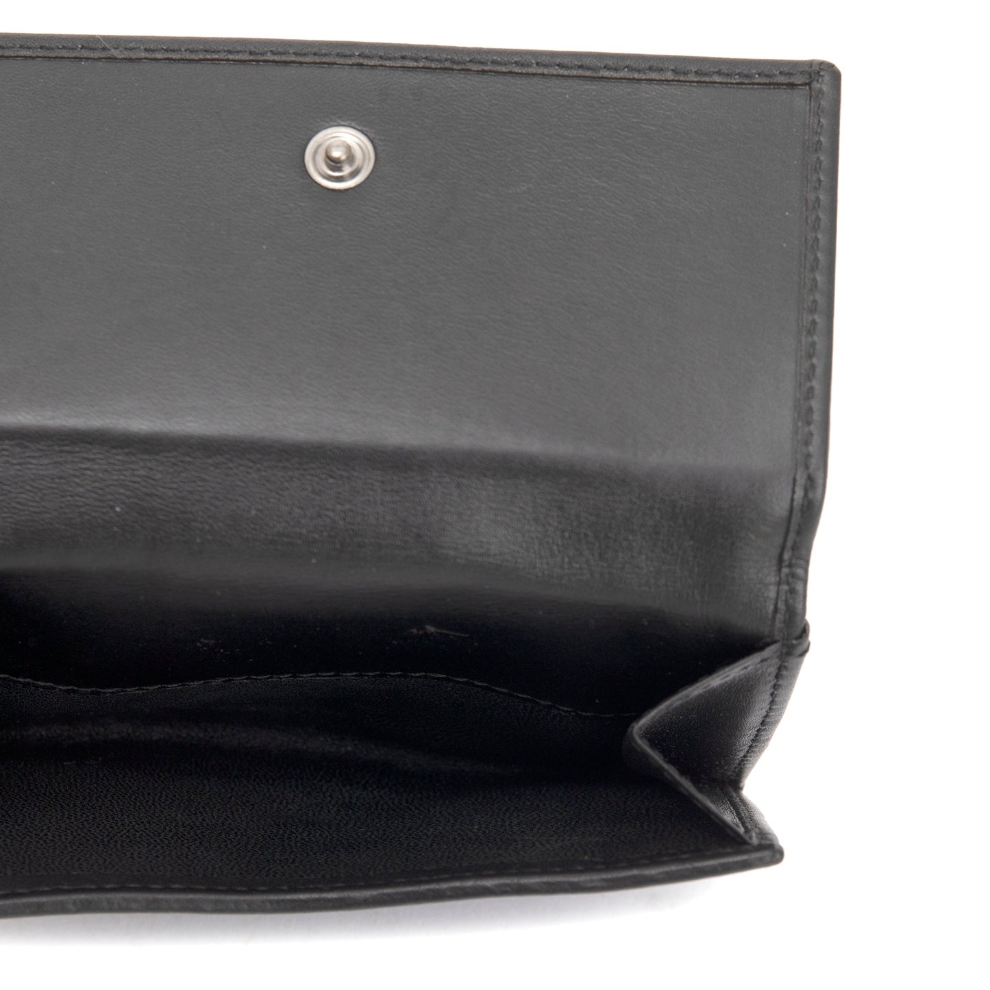 Gucci Black GG Canvas Compact Wallet