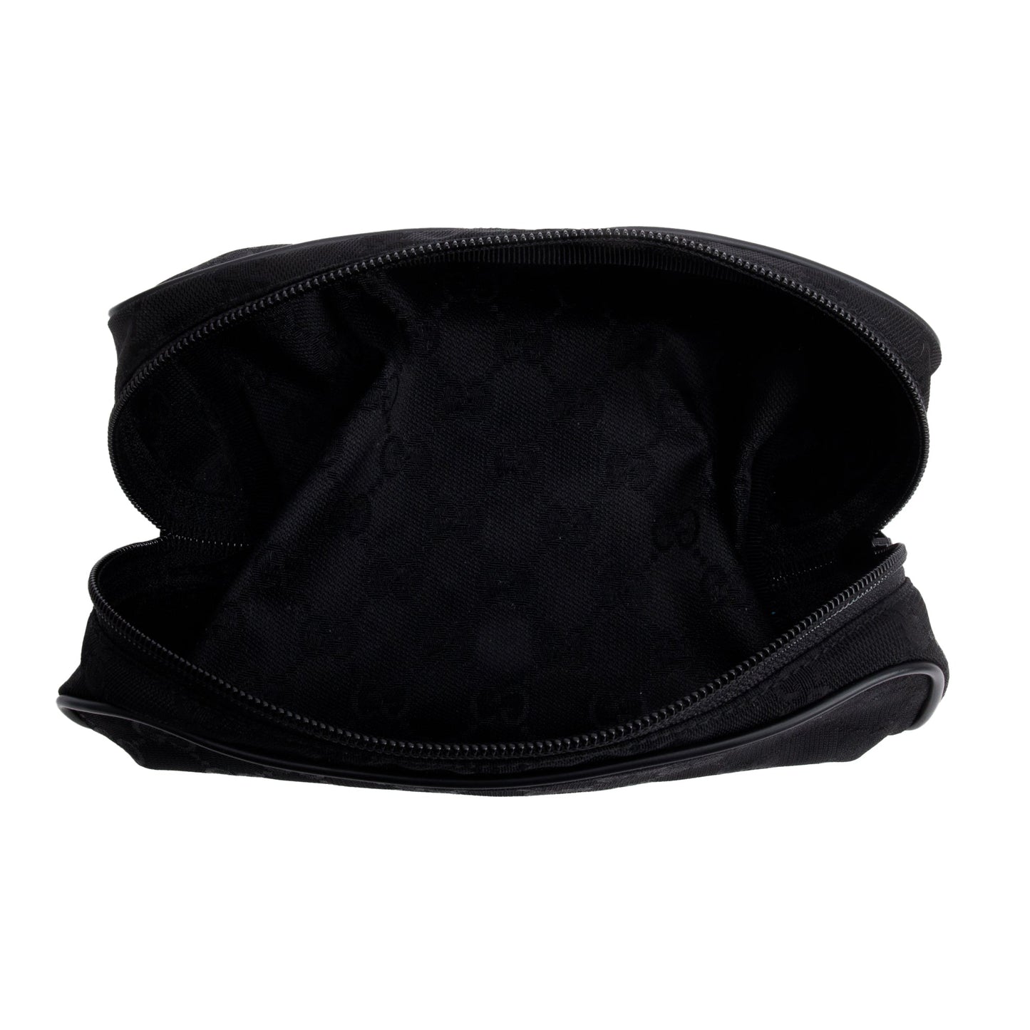 Gucci Black GG Canvas Cosmetic Pouch