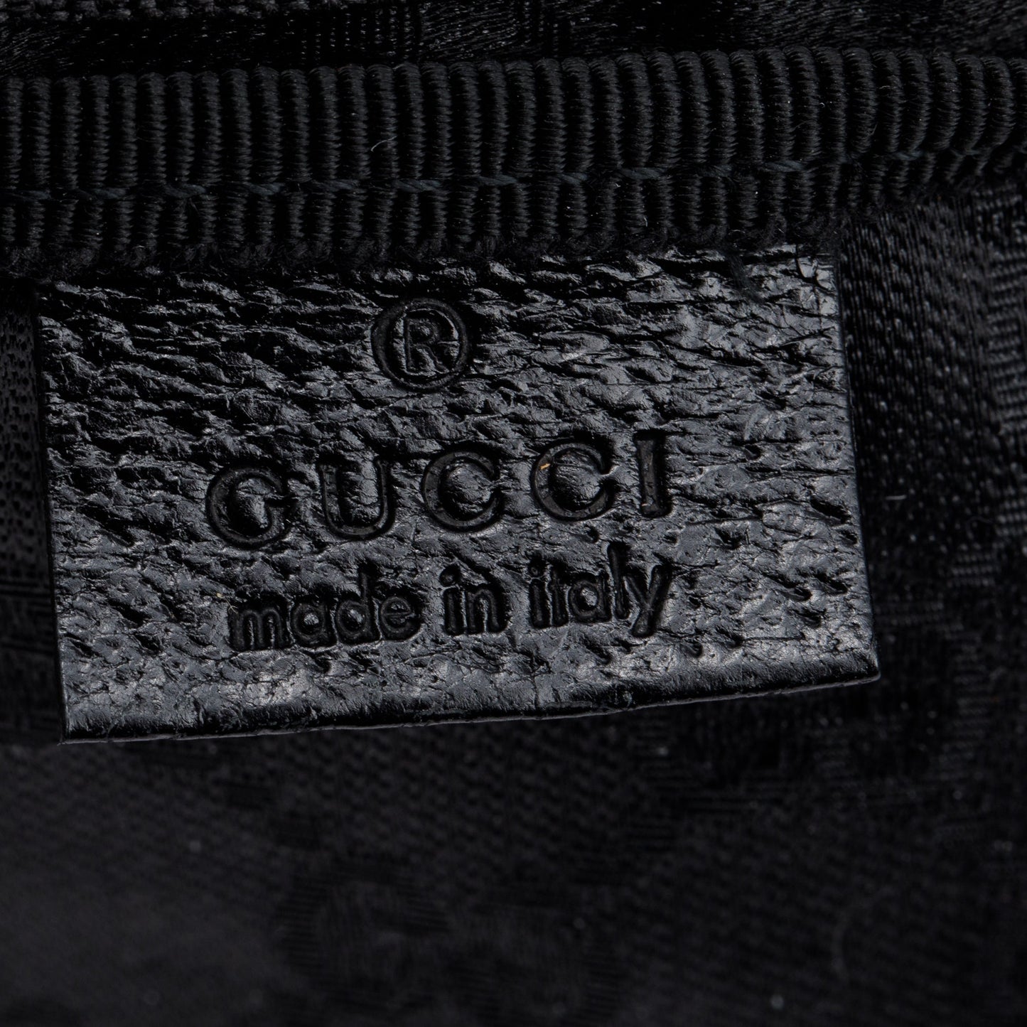Gucci Black GG Canvas Cosmetic Pouch