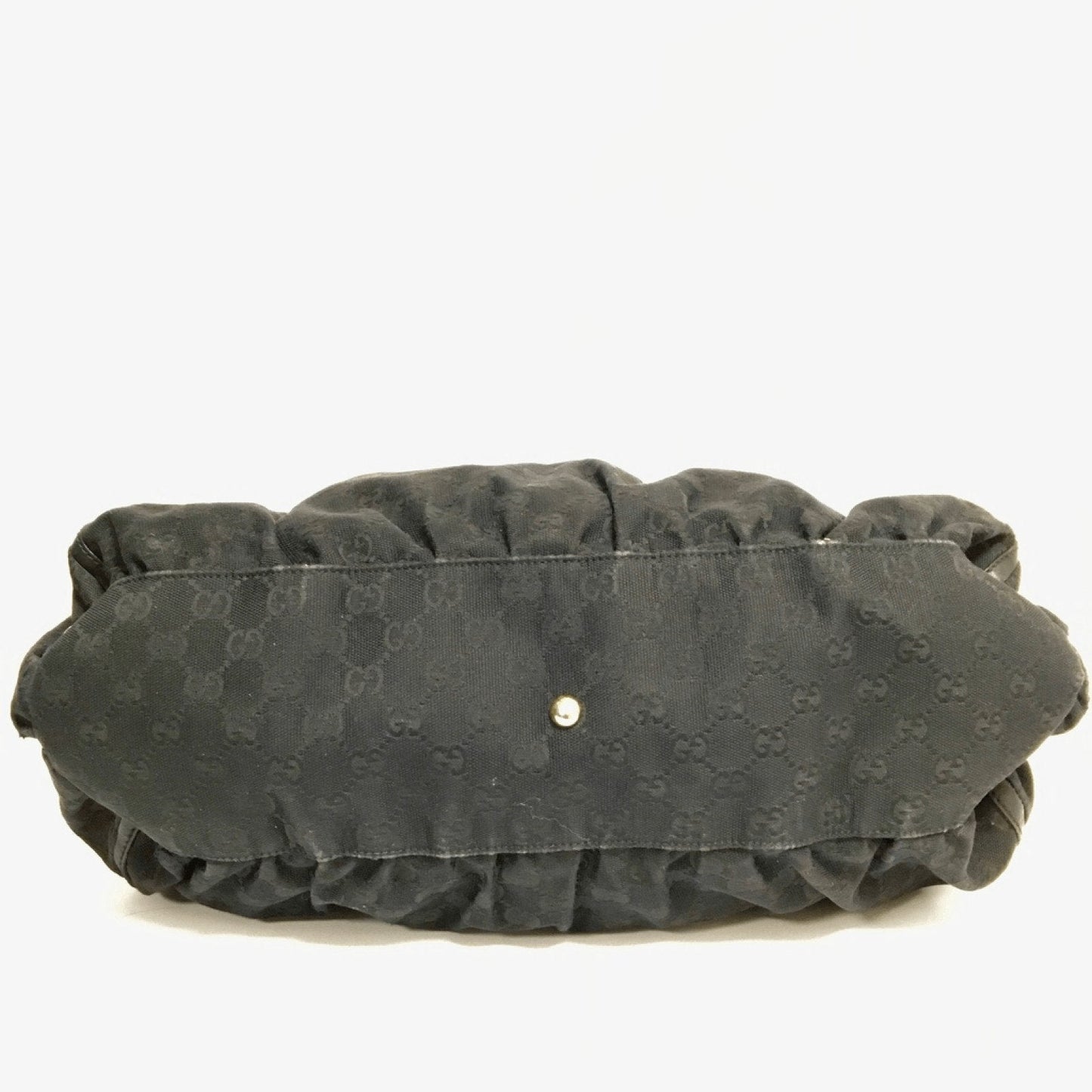 Gucci Black GG Canvas D Large Shoulder Bag
