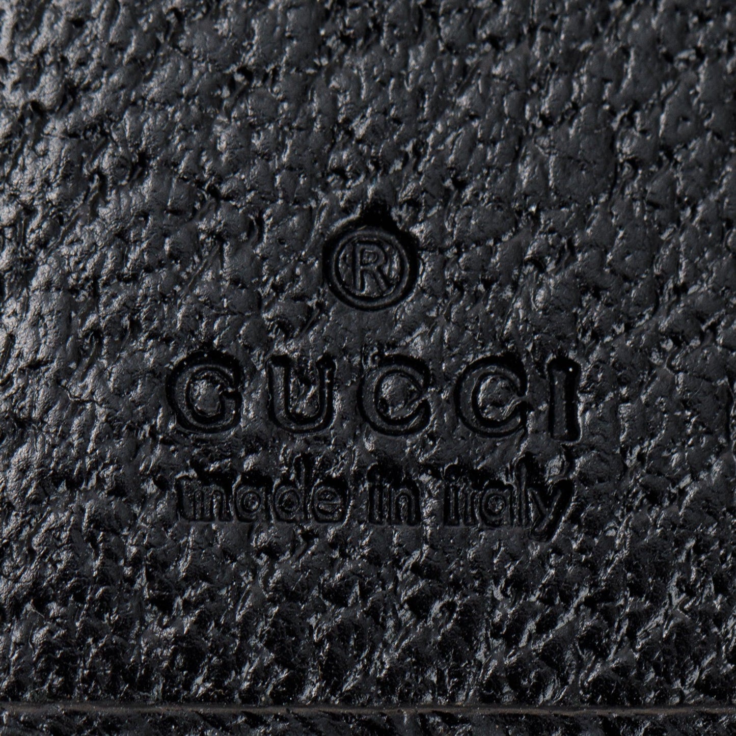 Gucci Black GG Canvas French Flap Wallet