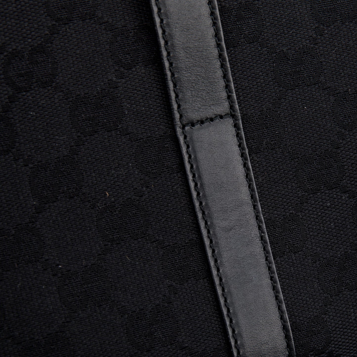 Gucci Black GG Canvas Medium Jackie Bardot Bag