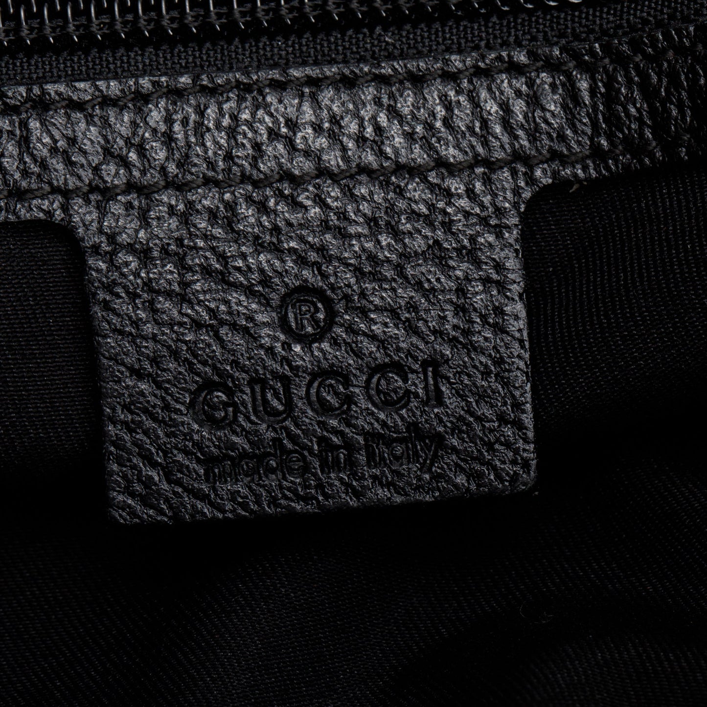 Gucci Black GG Canvas Web Vertical Tote