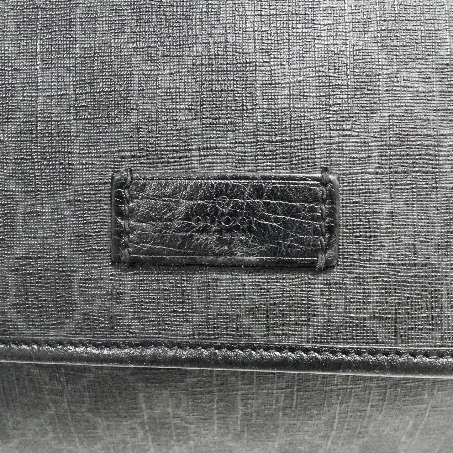 Gucci Black GG Coated Canvas Messenger Bag