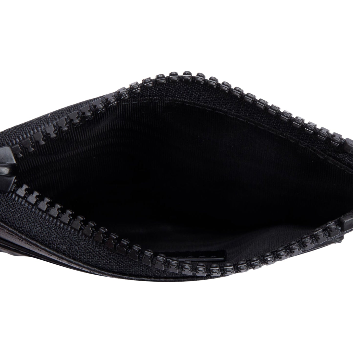 Gucci Black GG Crystal Zip Card Case Wallet