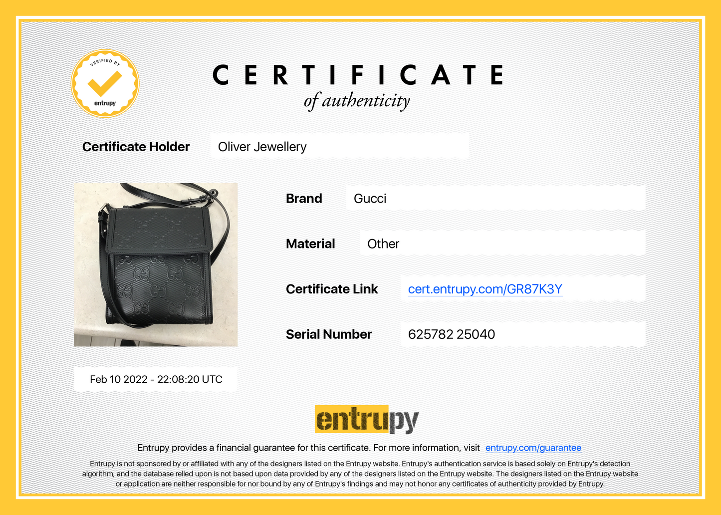 Gucci Black GG Embossed Messenger Bag
