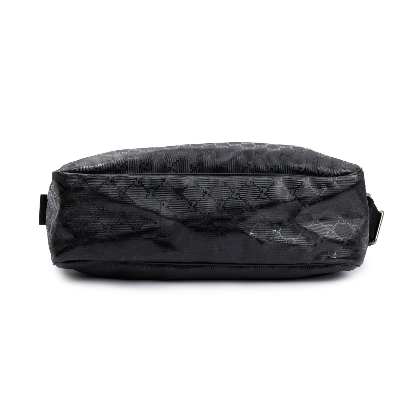 Gucci Black GG Imprime Monogram Messenger Bag