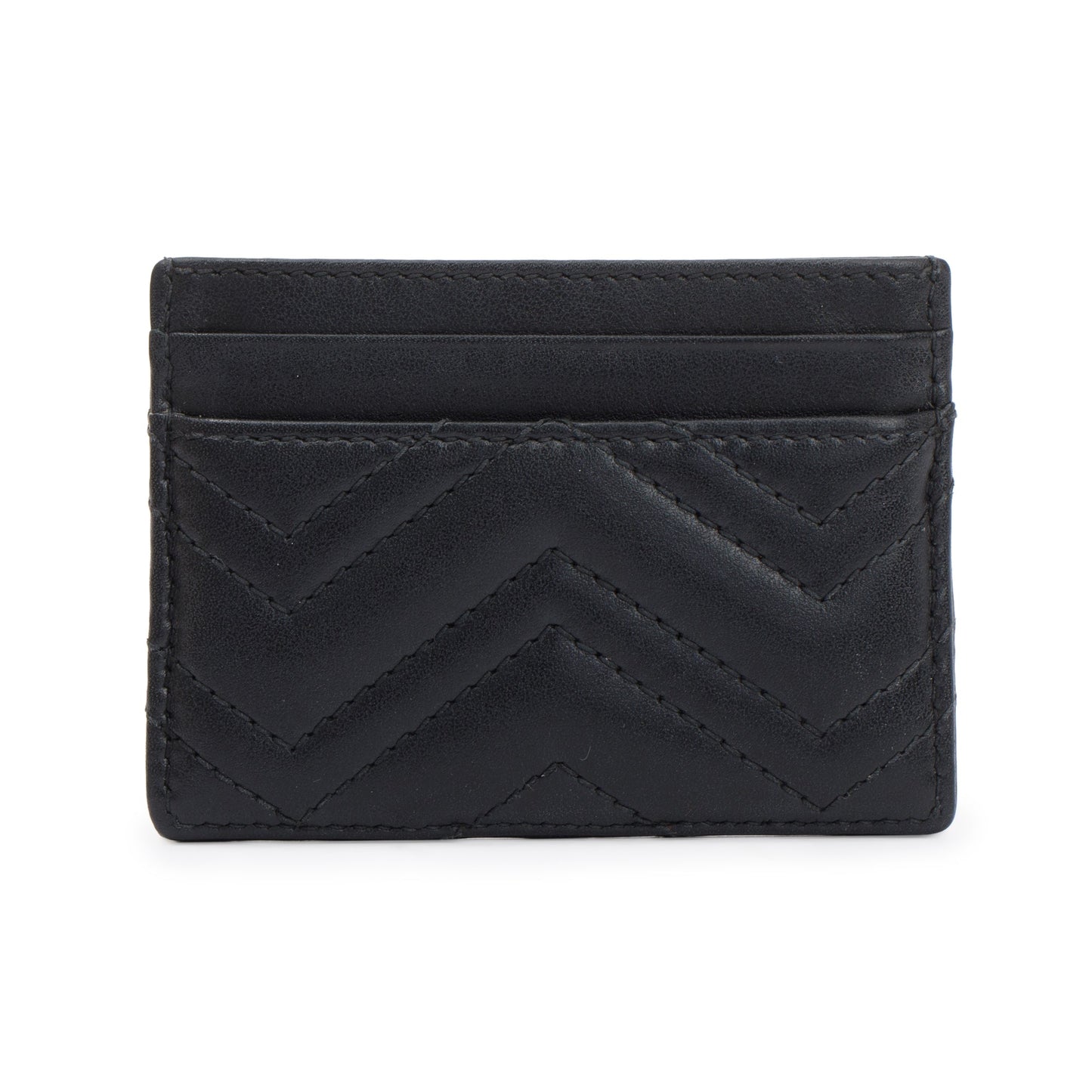 Gucci Black GG Marmont Card Case