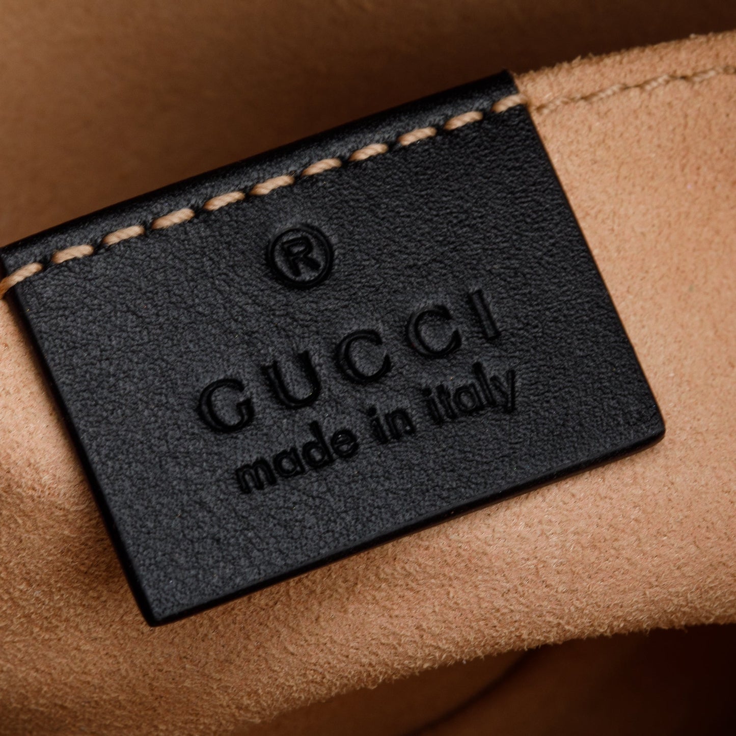 Gucci Black GG Marmont Matelasse Leather Belt Bag, Size 75 30