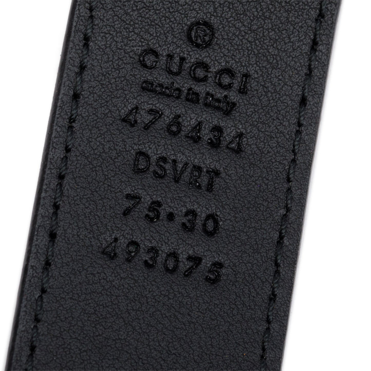 Gucci Black GG Marmont Matelasse Leather Belt Bag, Size 75 30