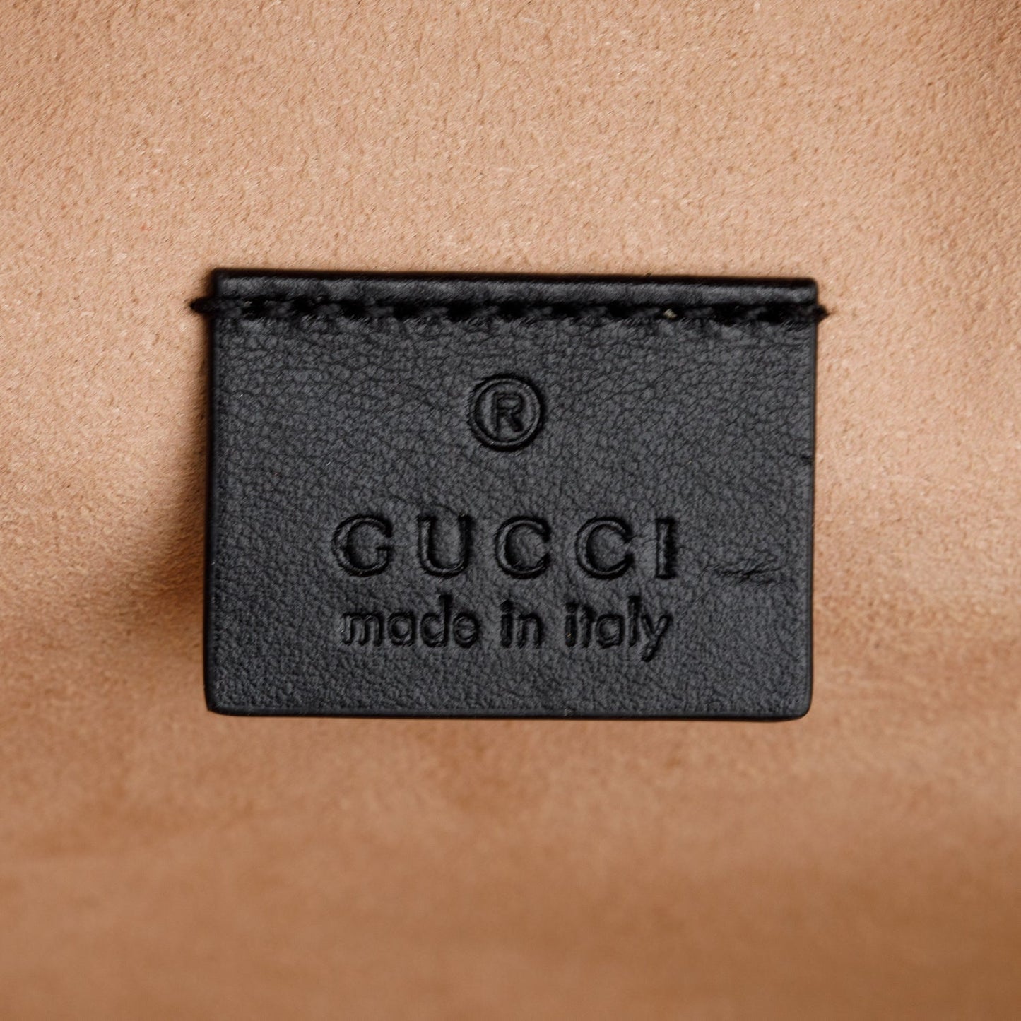 Gucci Black GG Marmont Matelasse Leather Double G Vanity Case Backpack