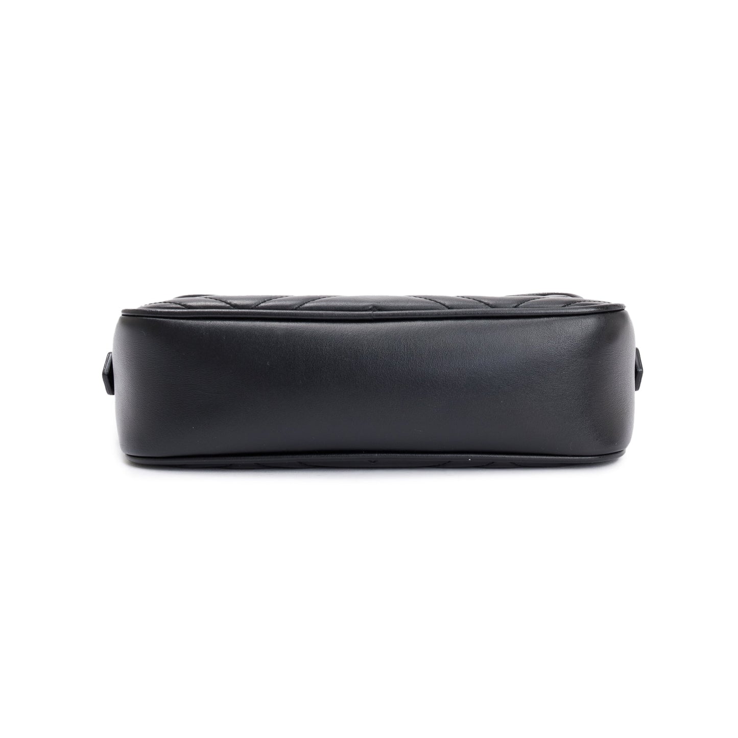 Gucci Black GG Marmont Matelasse Leather Small Shoulder Bag