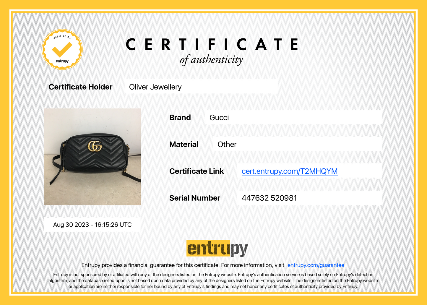 Gucci Black GG Marmont Matelasse Leather Small Shoulder Bag