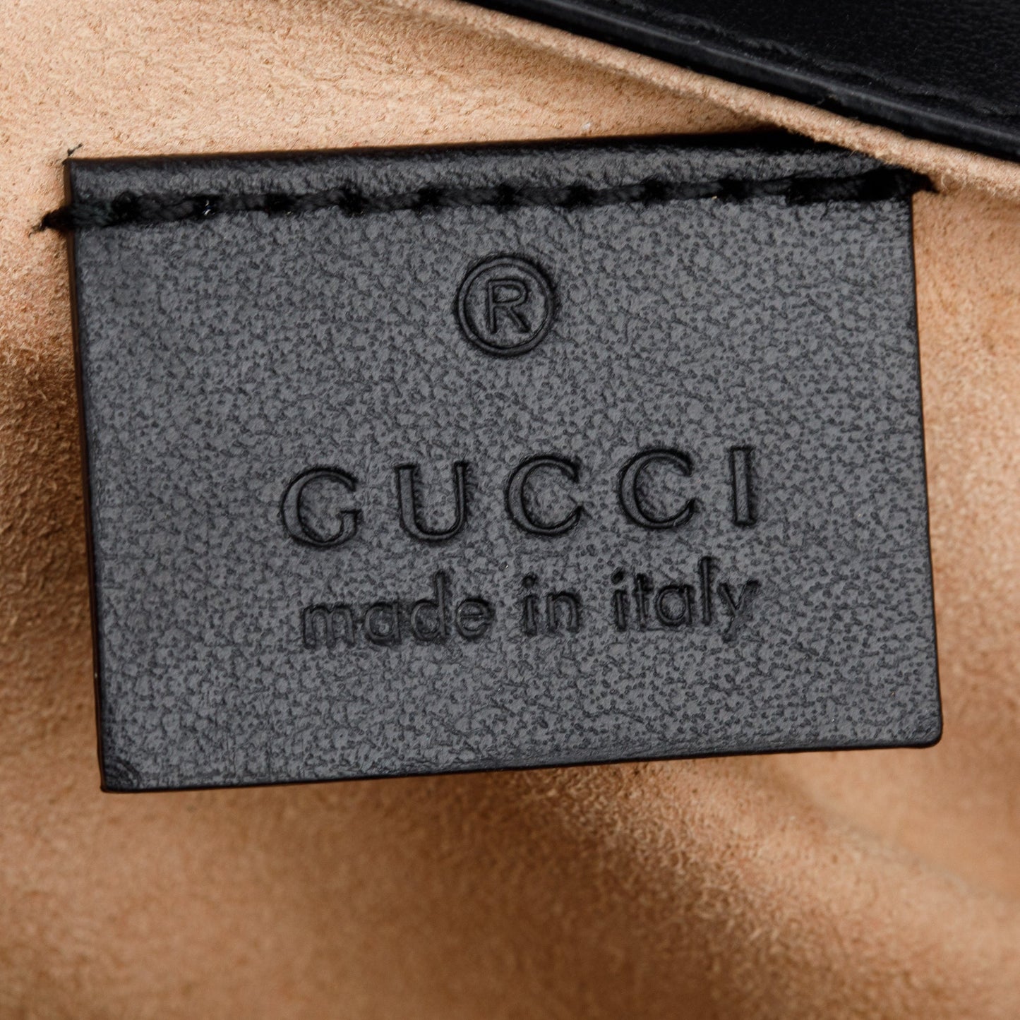 Gucci Black GG Marmont Matelasse Leather Super Mini Bag