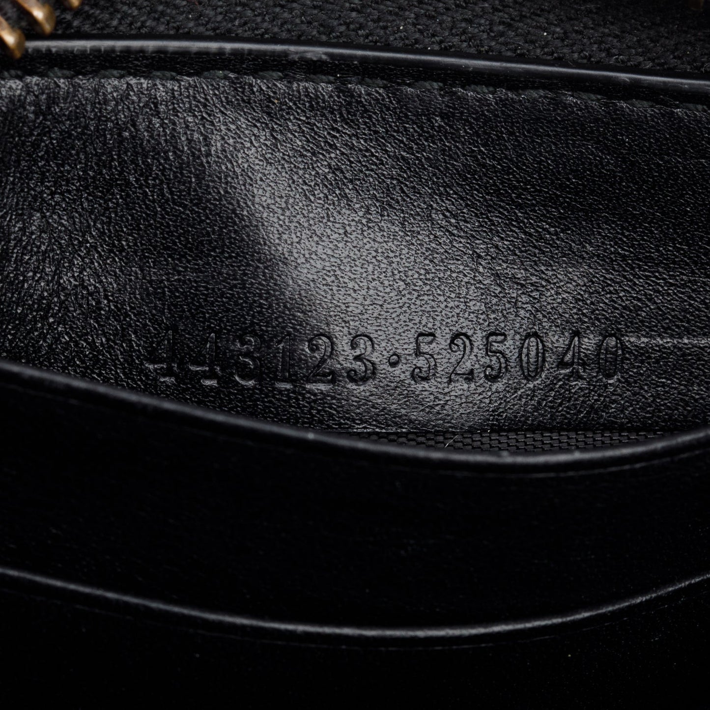 Gucci Black GG Marmont Matelasse Leather Zip Around Wallet