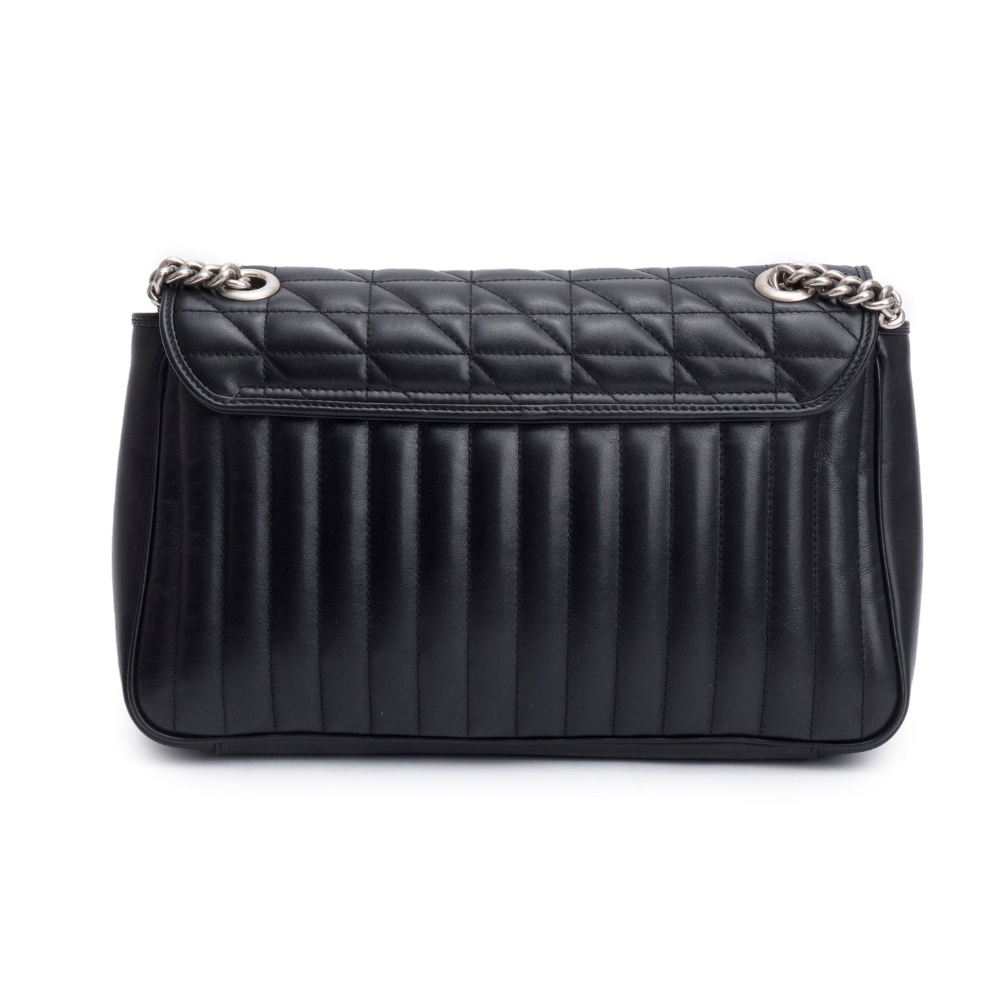 Gucci Black GG Marmont Matelasse Medium Shoulder Bag