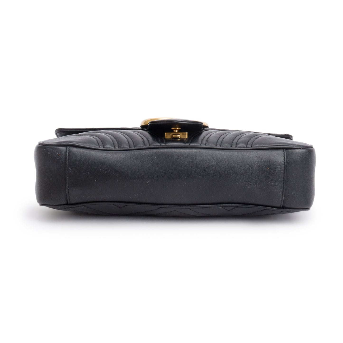 Gucci Black GG Marmont Matelasse Medium Shoulder Bag