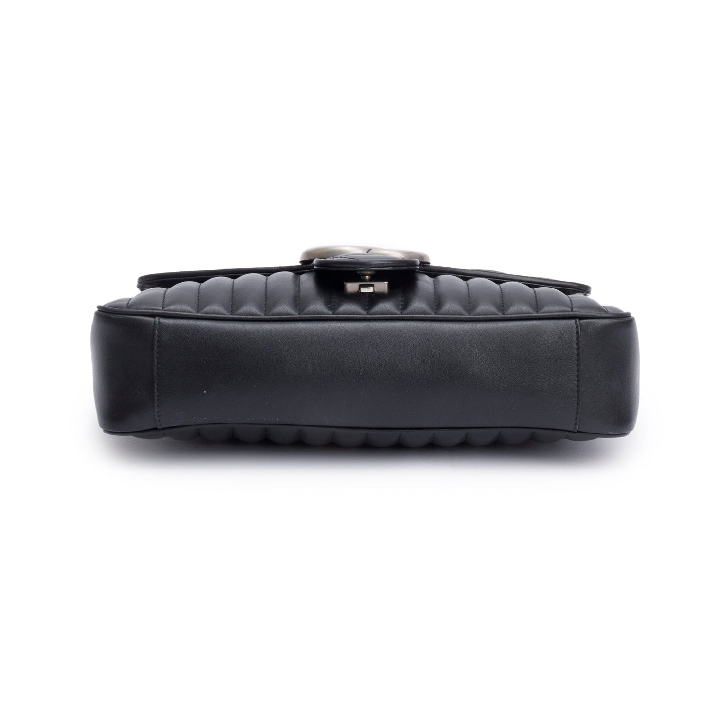 Gucci Black GG Marmont Matelasse Medium Shoulder Bag