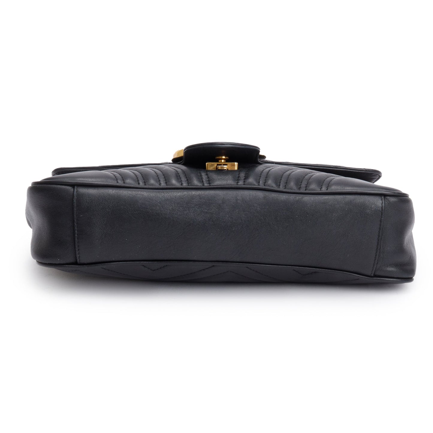 Gucci Black GG Marmont Matelasse Medium Shoulder Bag